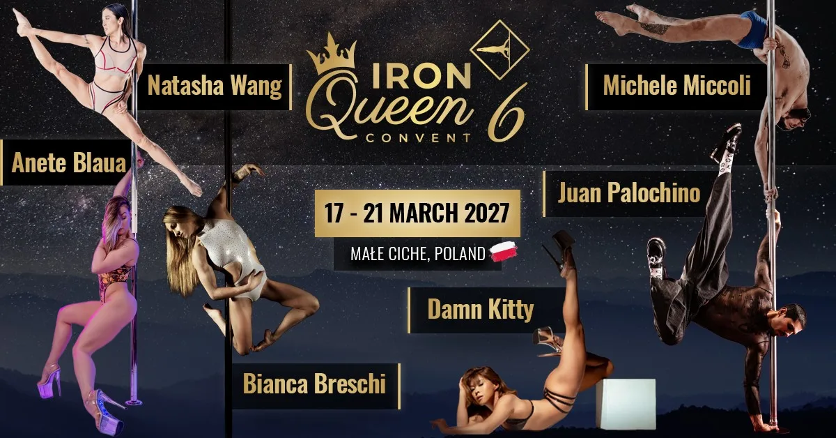 Official poster for Iron Queen Convent 6, 17–21 March 2027 Official poster for Iron Queen Convent 6, 17–21 March 2027